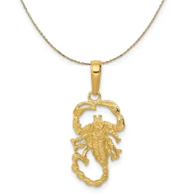 Small Polished Scorpion Necklace