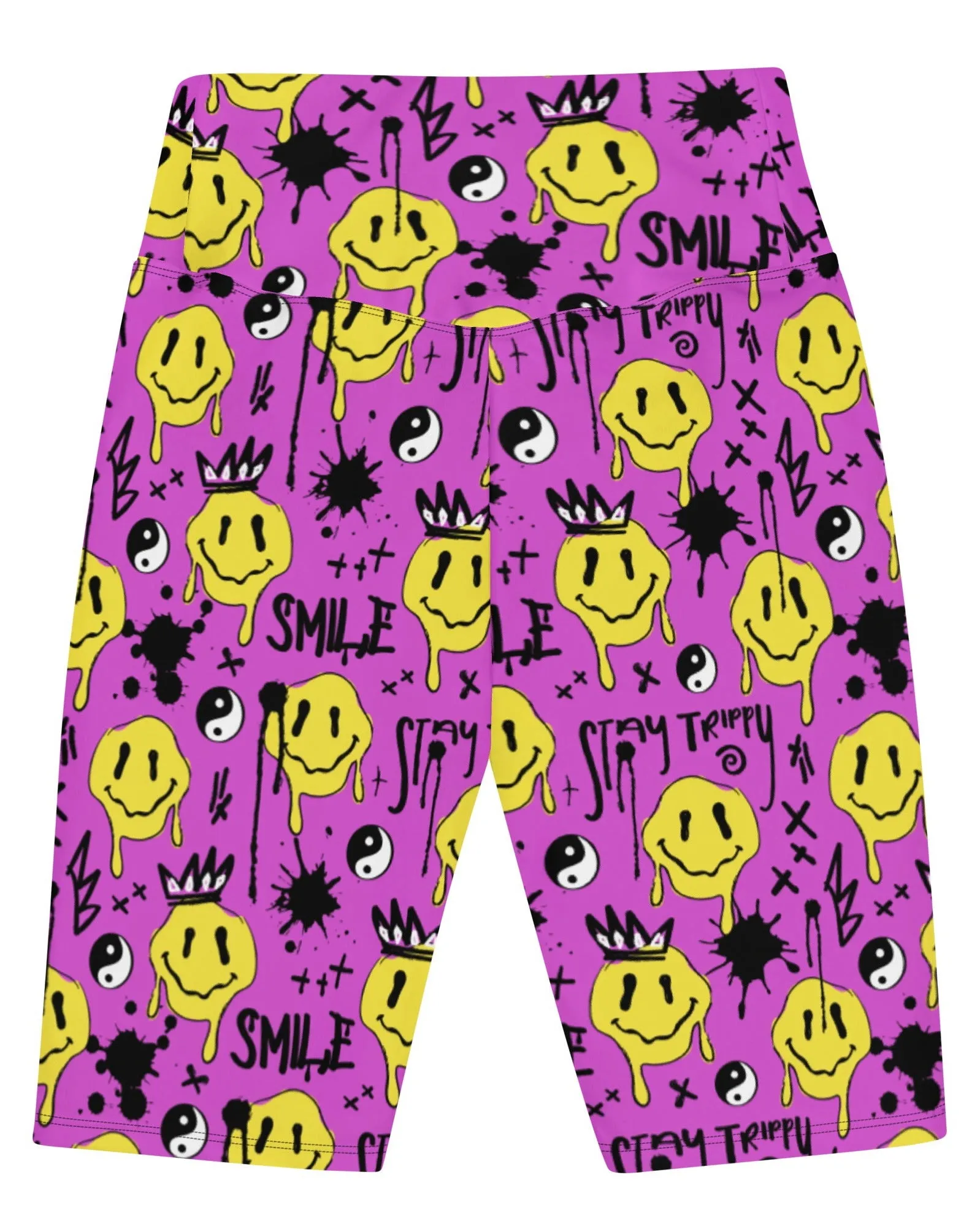 Splatter Smile Biker Shorts