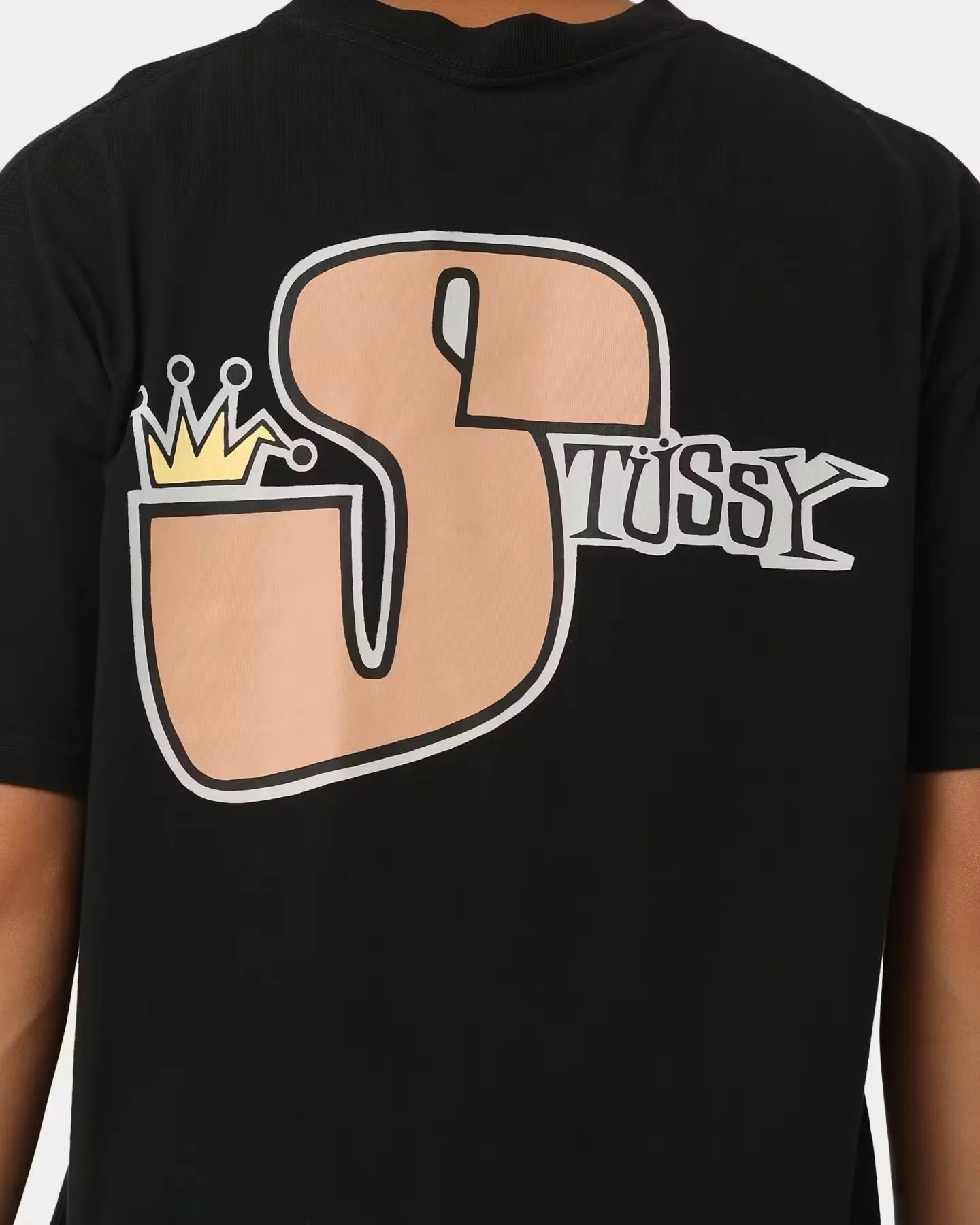 STUSSY | Street Style Plain Cotton Skater Style T-Shirts