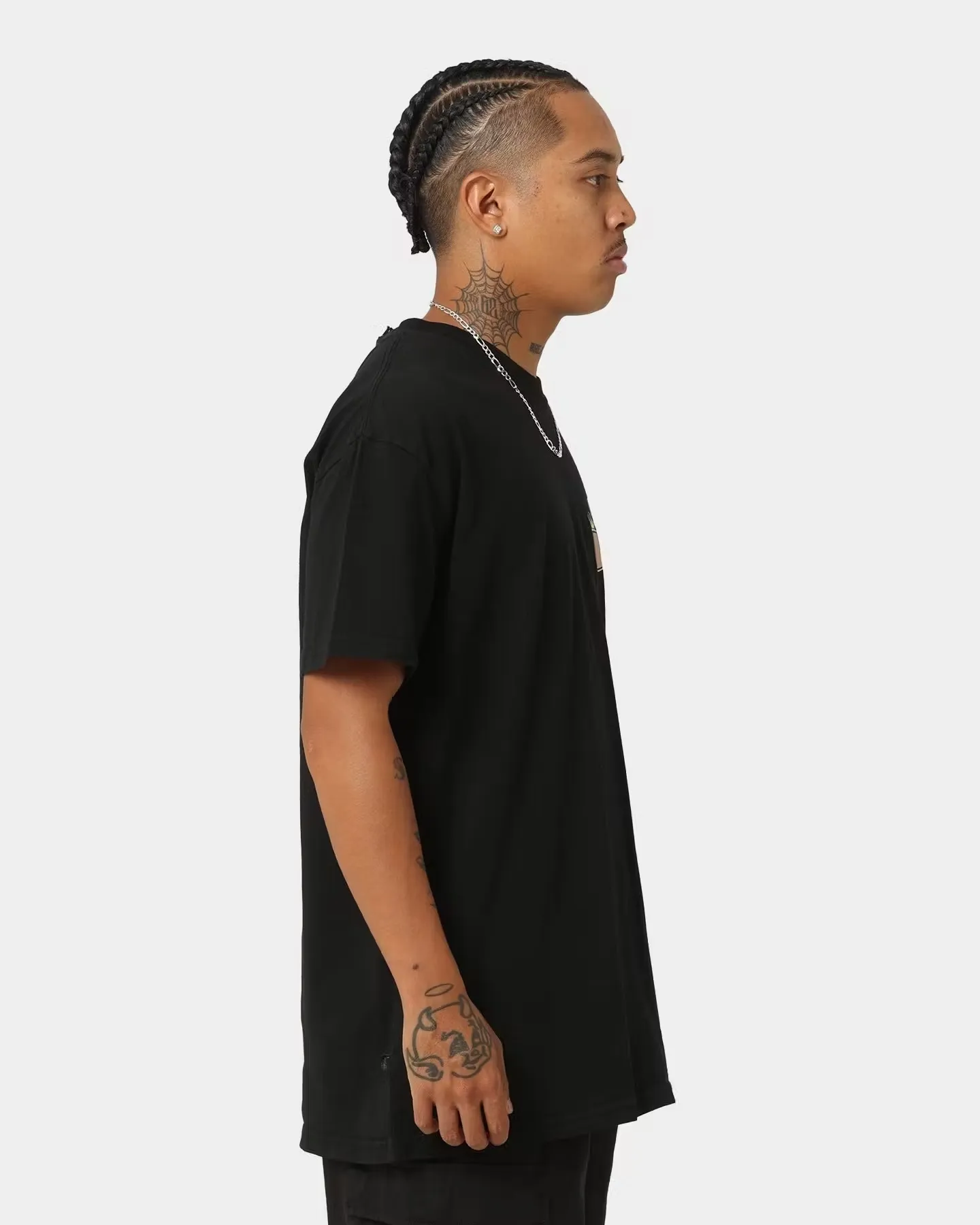 STUSSY | Street Style Plain Cotton Skater Style T-Shirts