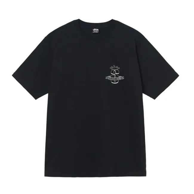 STUSSY Unisex Street Style Cotton Logo Skater Style T-Shirts