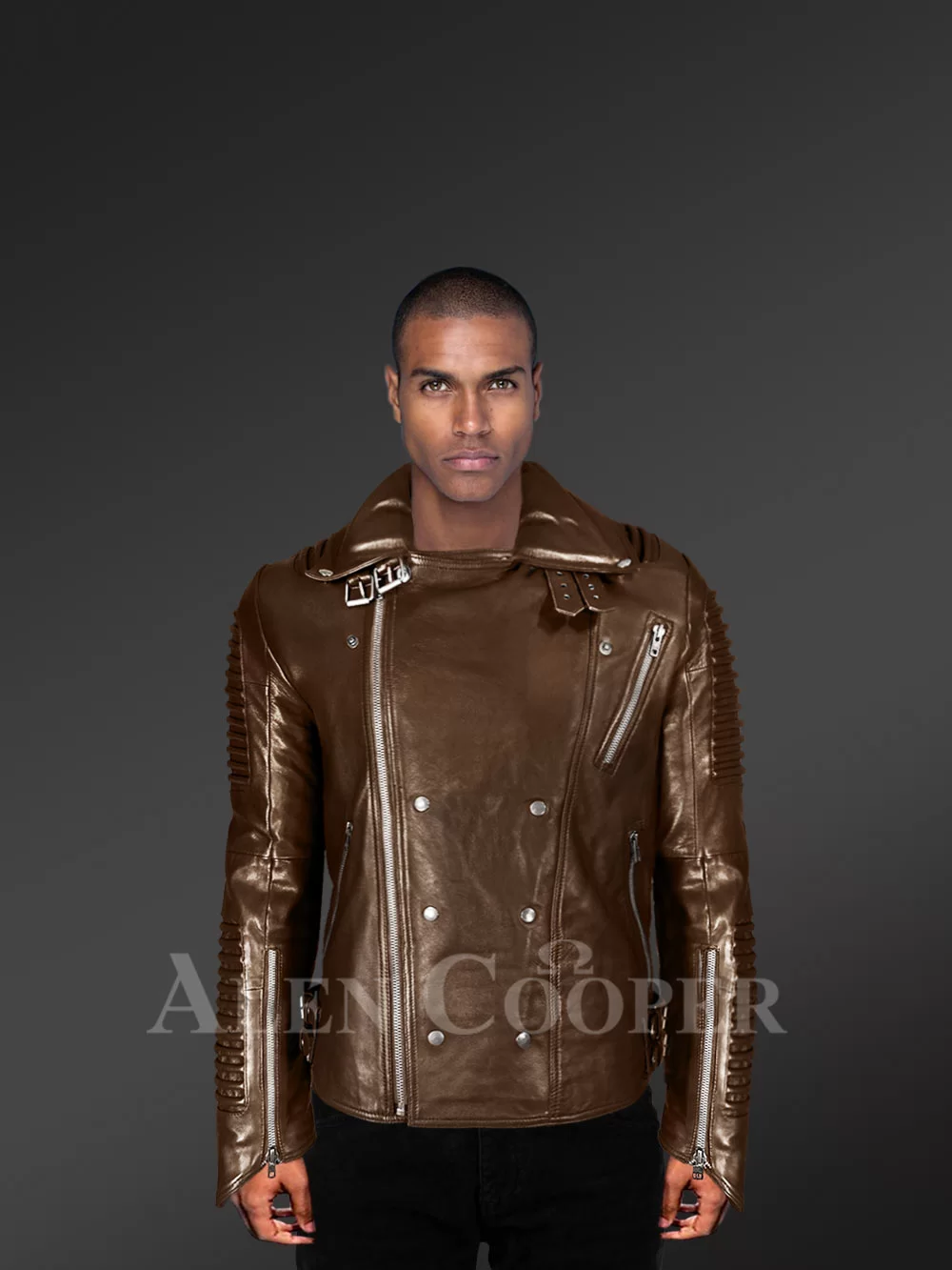 Stylish and Trendy Men's Leather Biker Jackets
