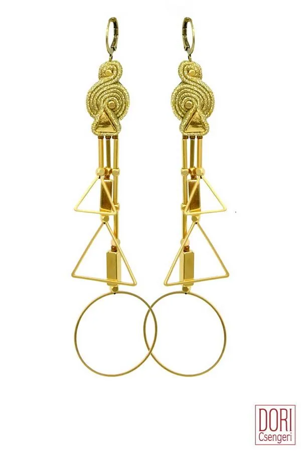 Geometric Earrings Set