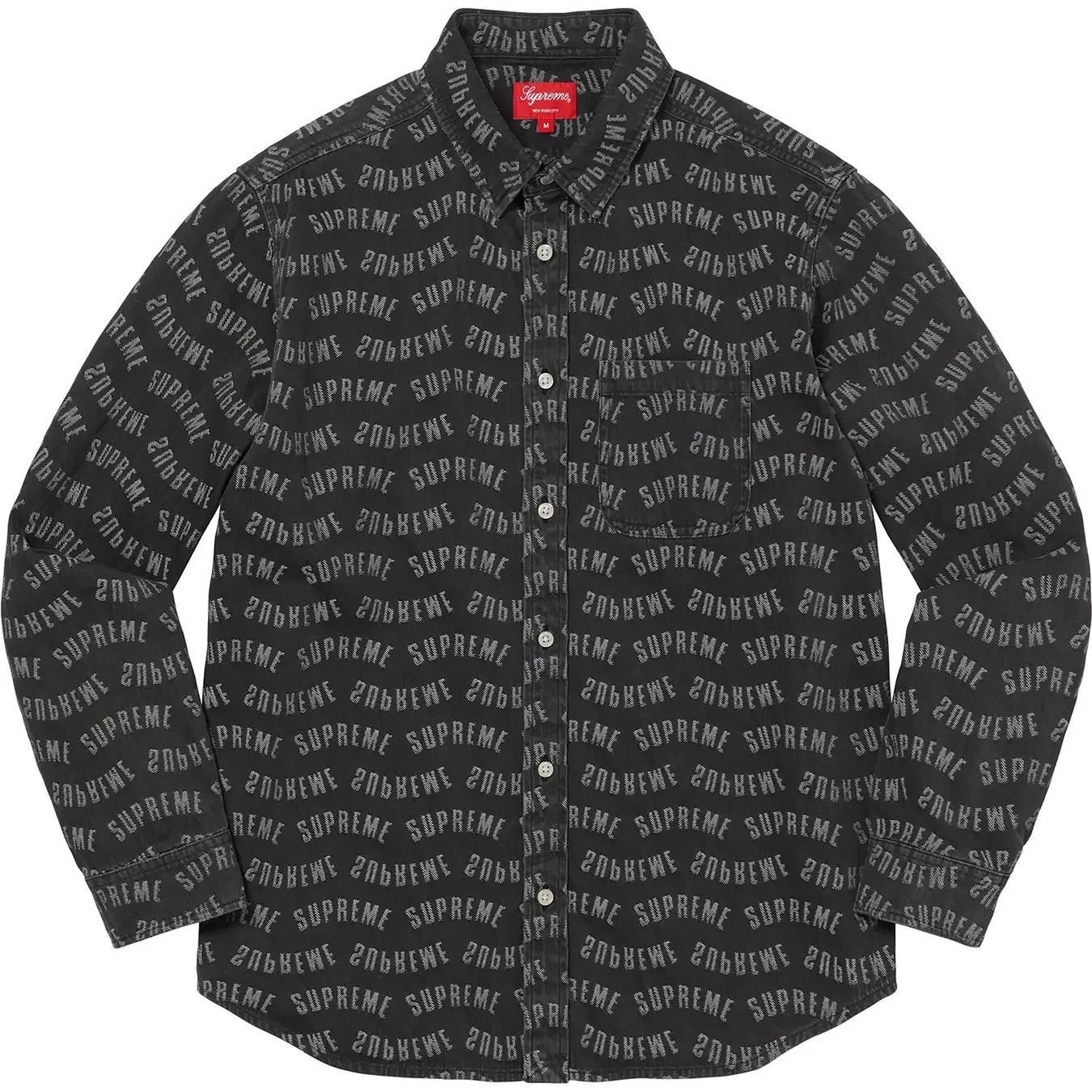 Supreme | Unisex Denim Long Sleeves Skater Style