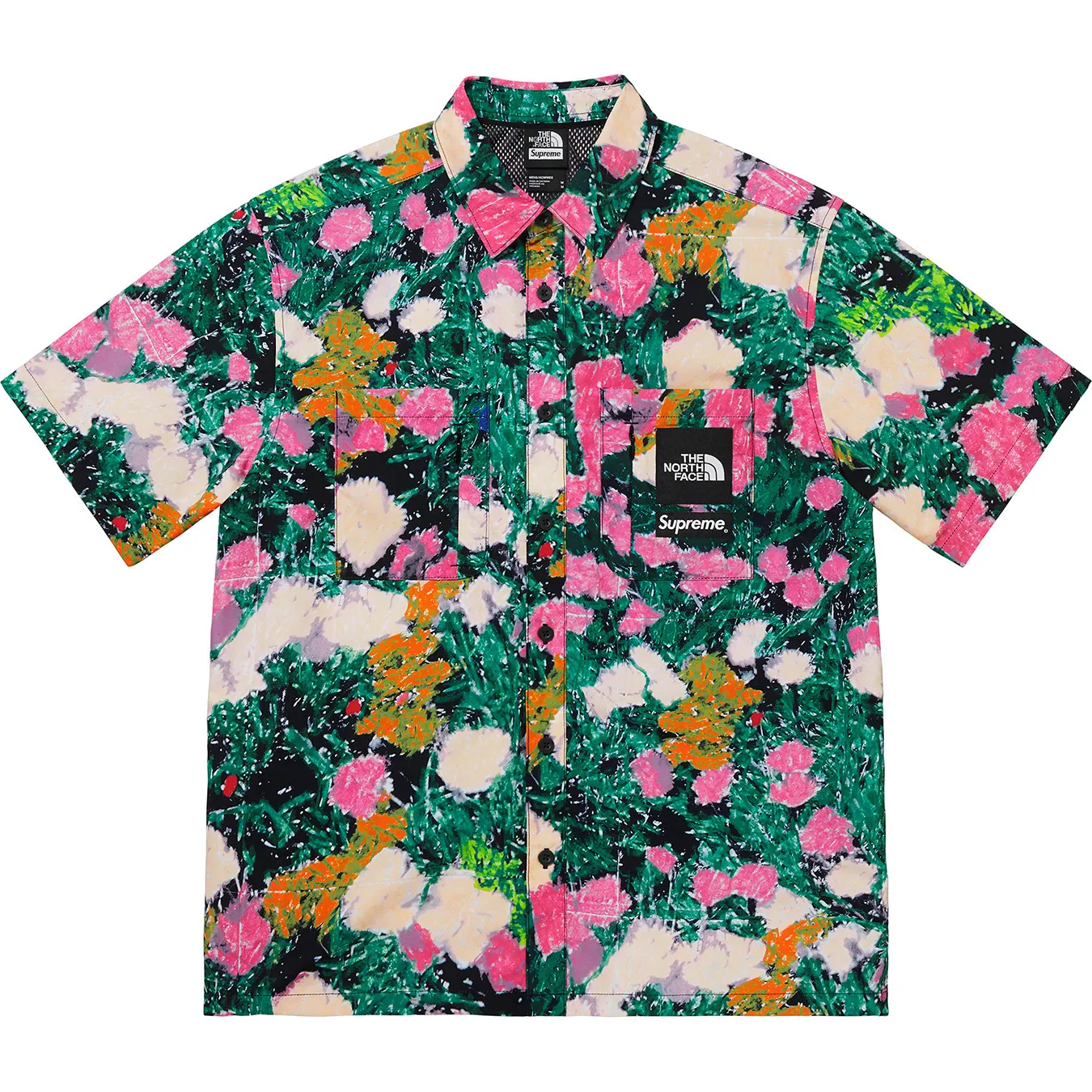 Supreme Flower Patterns Unisex Street Style Collaboration