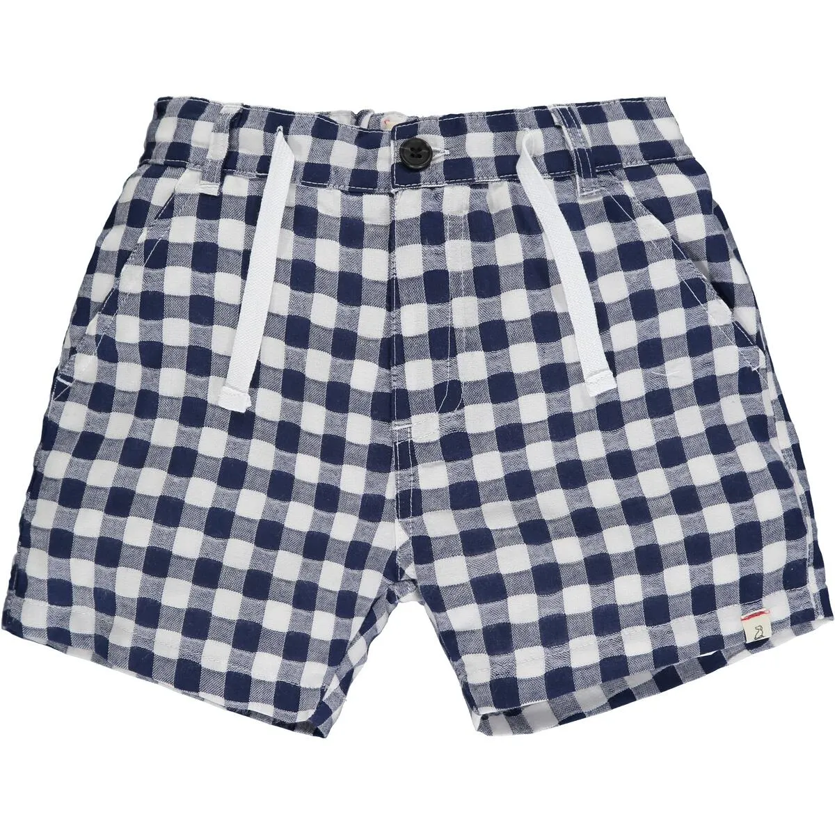 Blue Plaid Crew Shorts