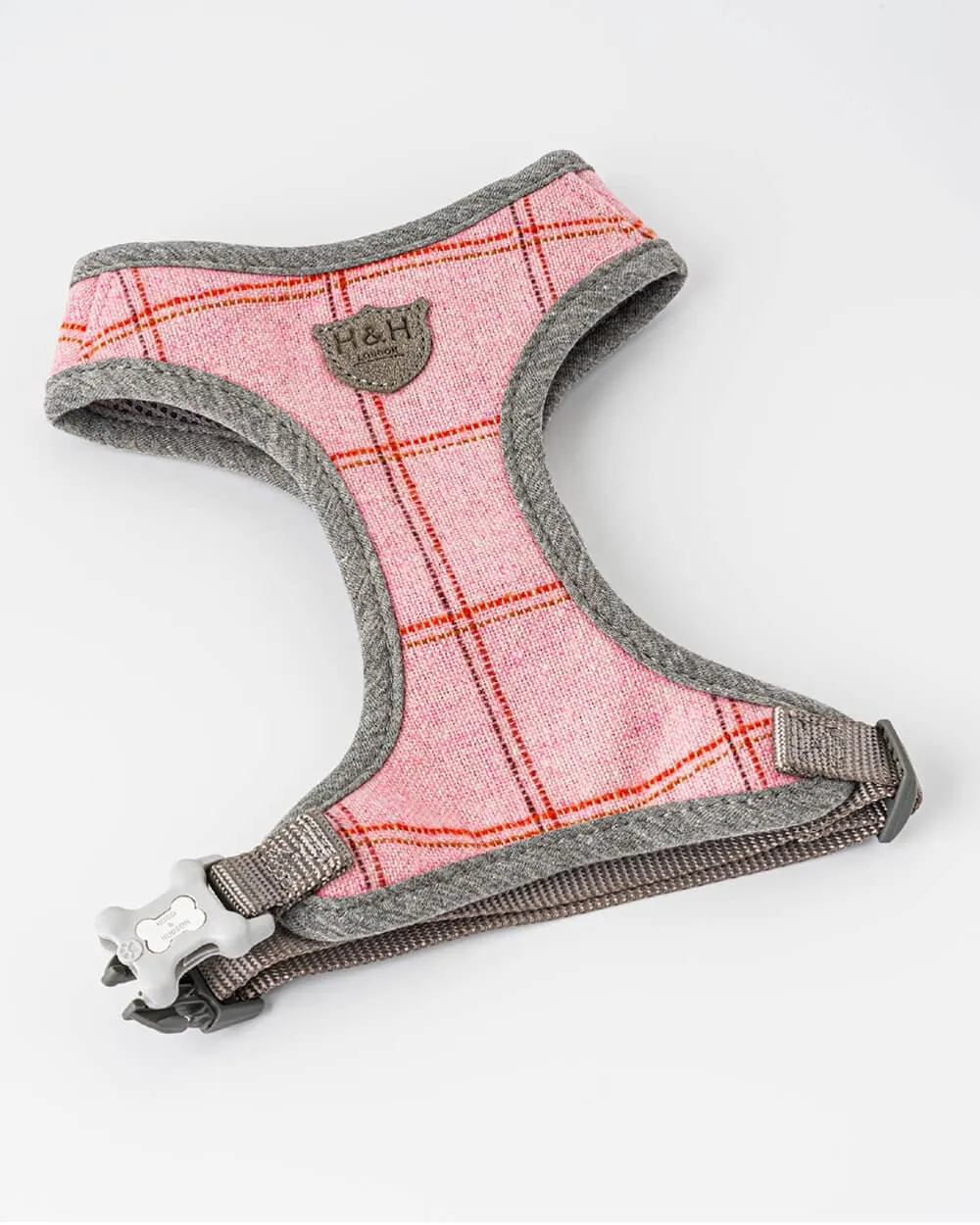 Shop Pink Checkered Dog Harness