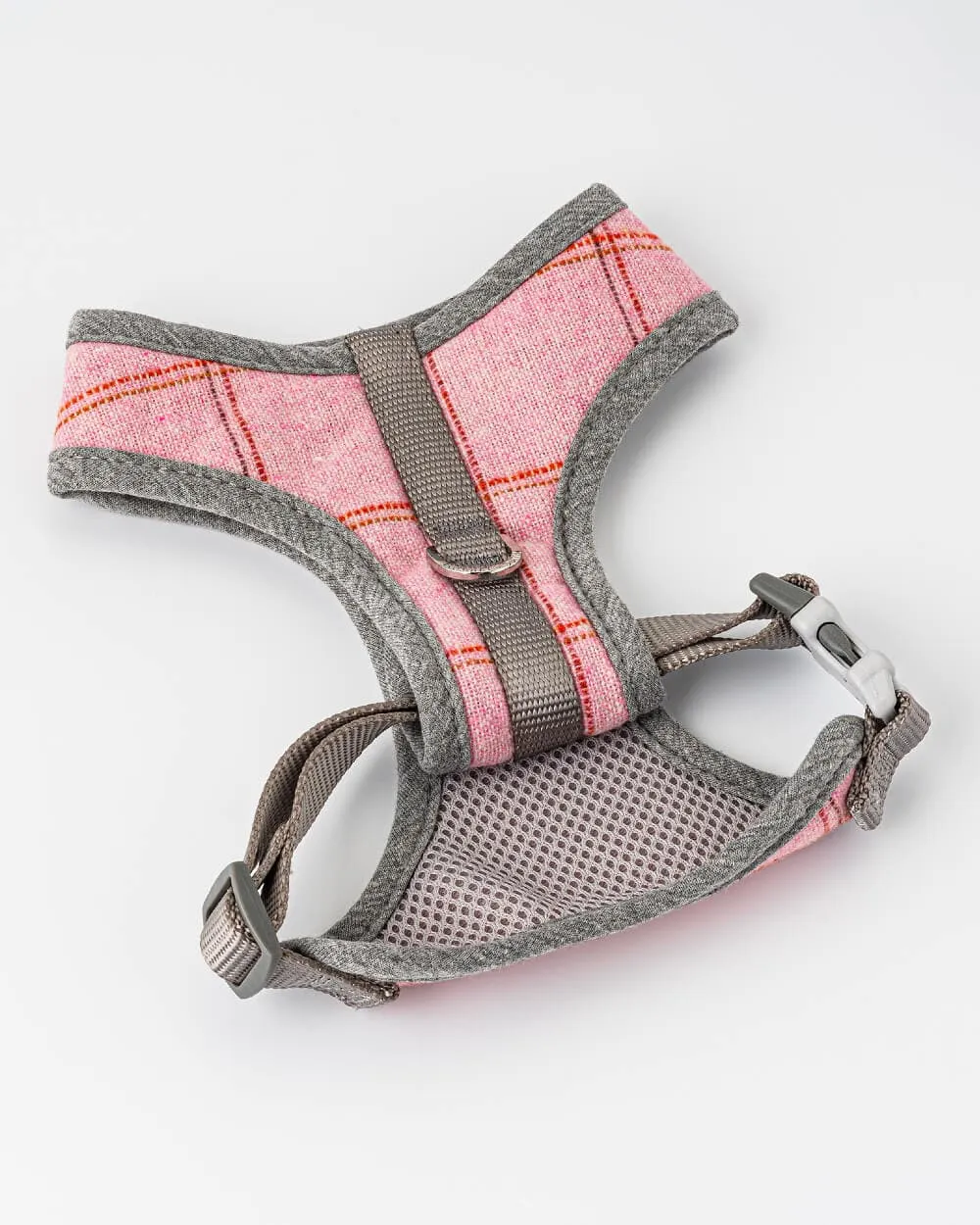 Shop Pink Checkered Dog Harness