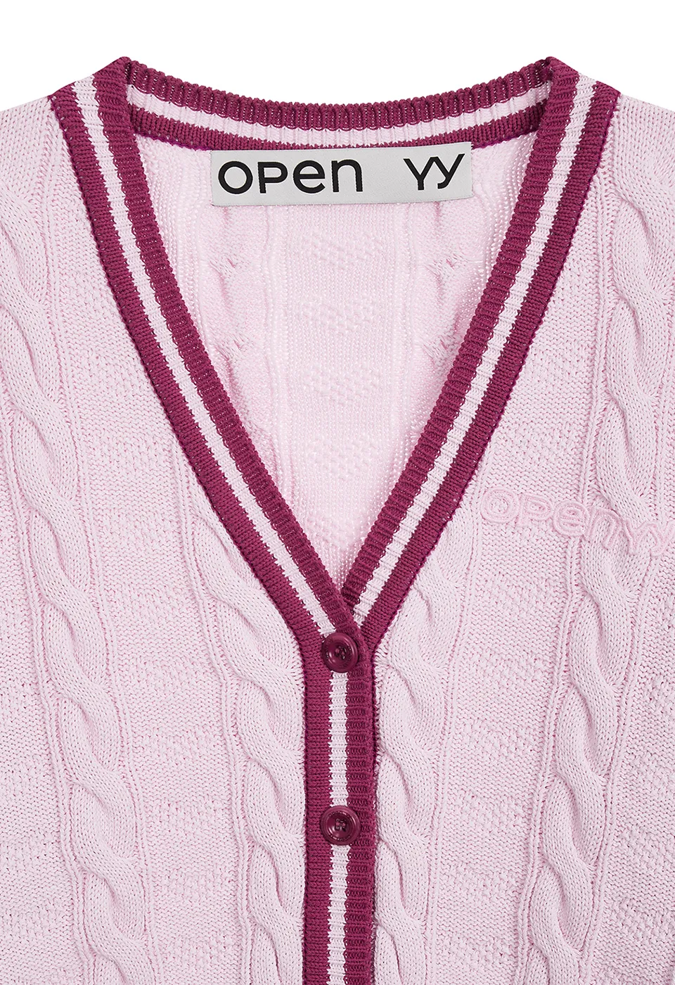 Plain Logo Cardigans with Long Sleeves by TheOpen Product