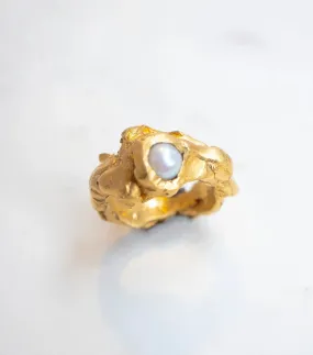 Pearl Statement Ring