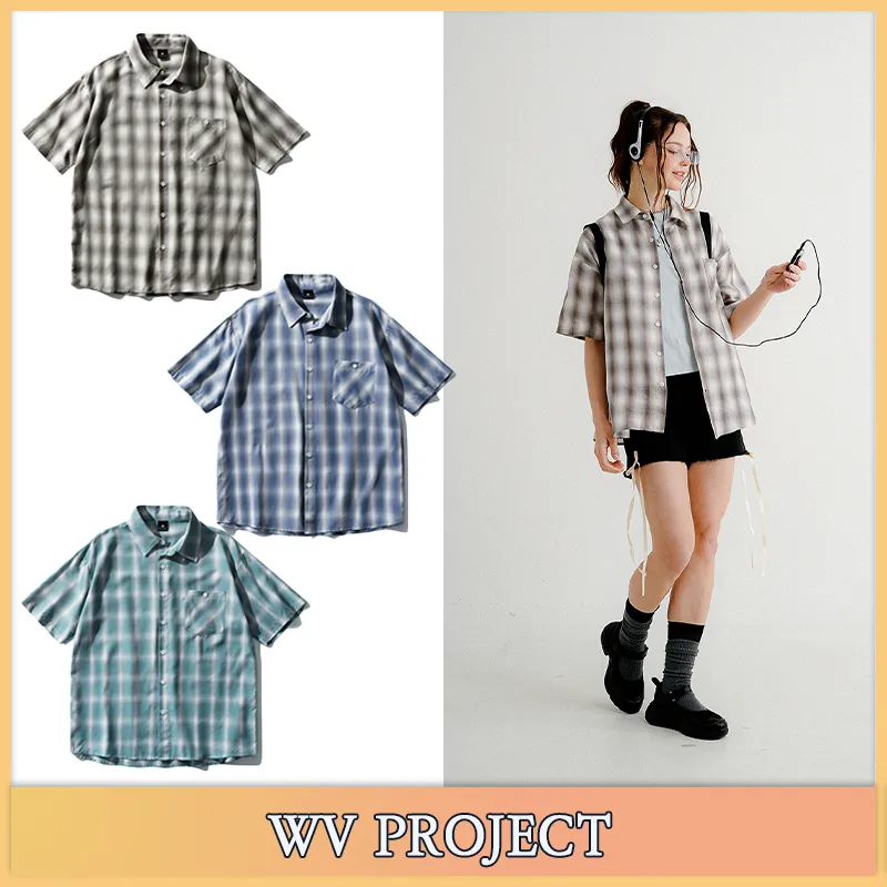 Street Unisex WV PROJECT Cotton Shirts & Blouses