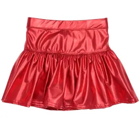 Shimmery Red Skort