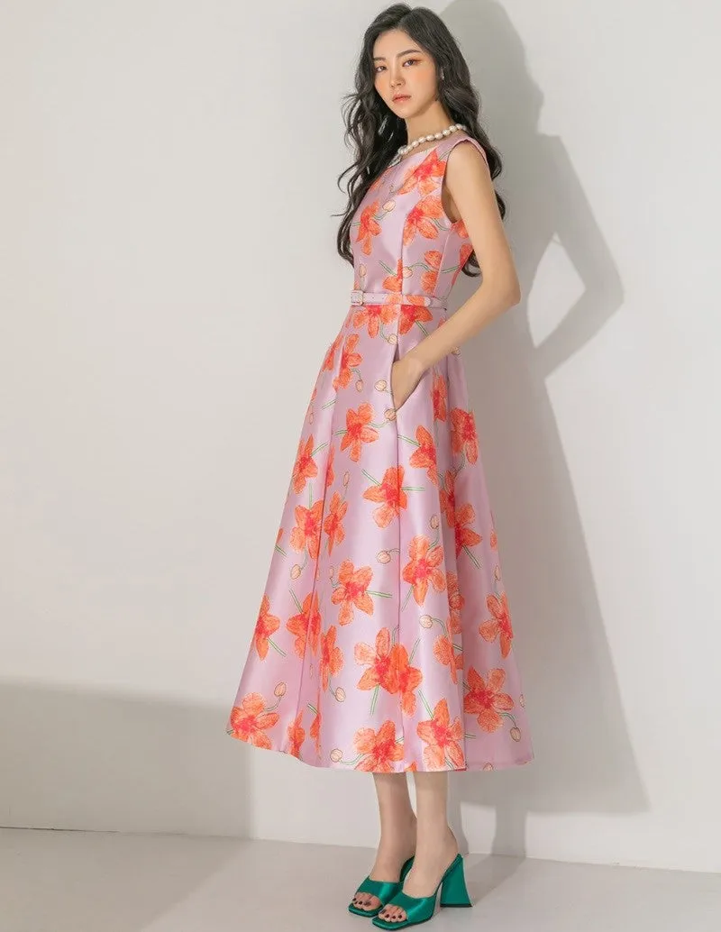 Vintage Summer Printed Dresses