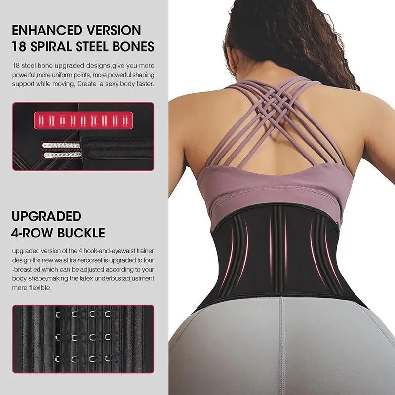 Hourglass body shaper waist trainer