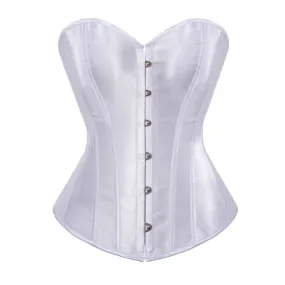 Stylish White Corset Drag Tina