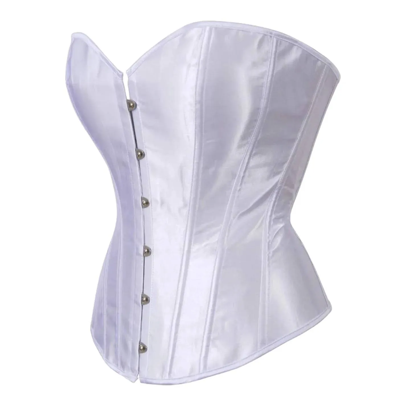 Stylish White Corset Drag Tina