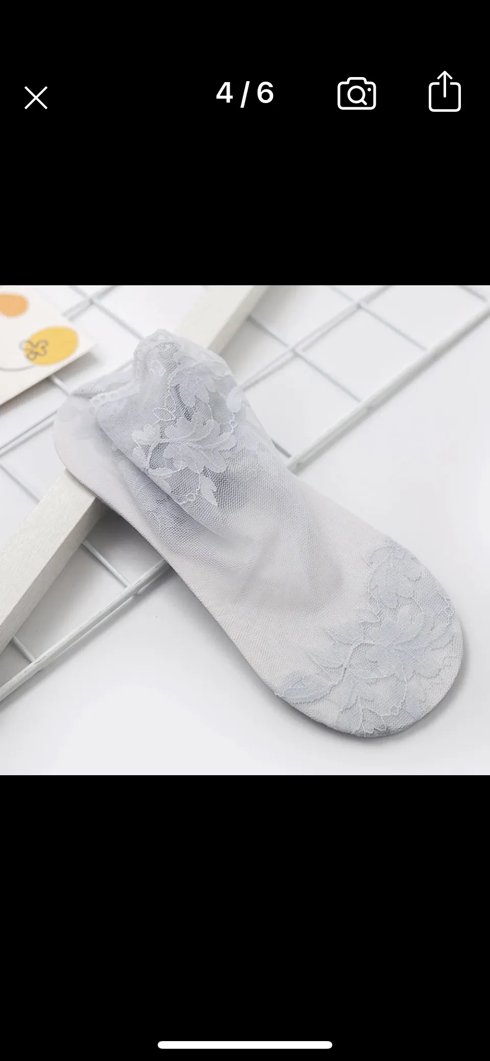 White Lace Socks