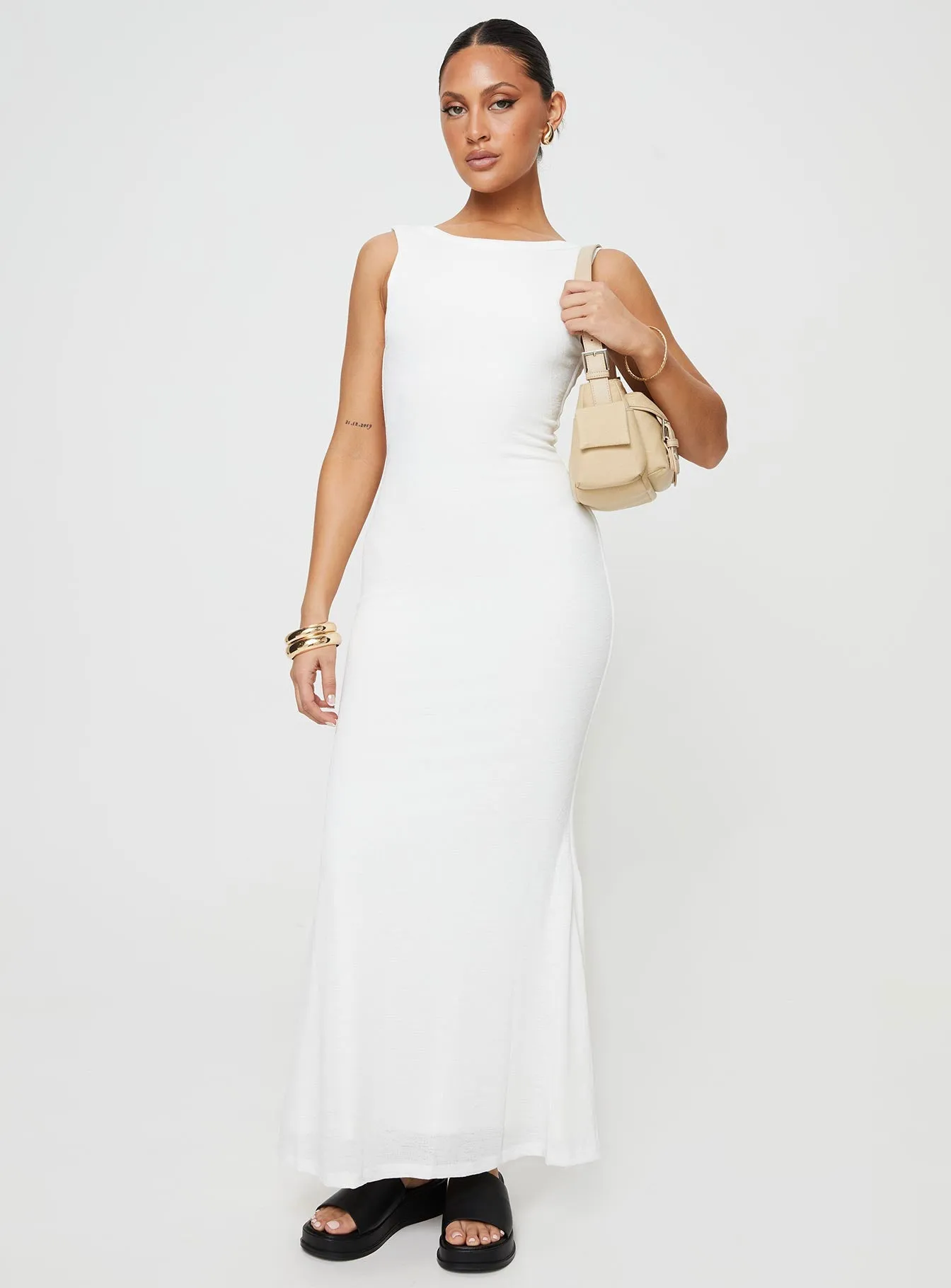 White Maxi Dress by Ashen