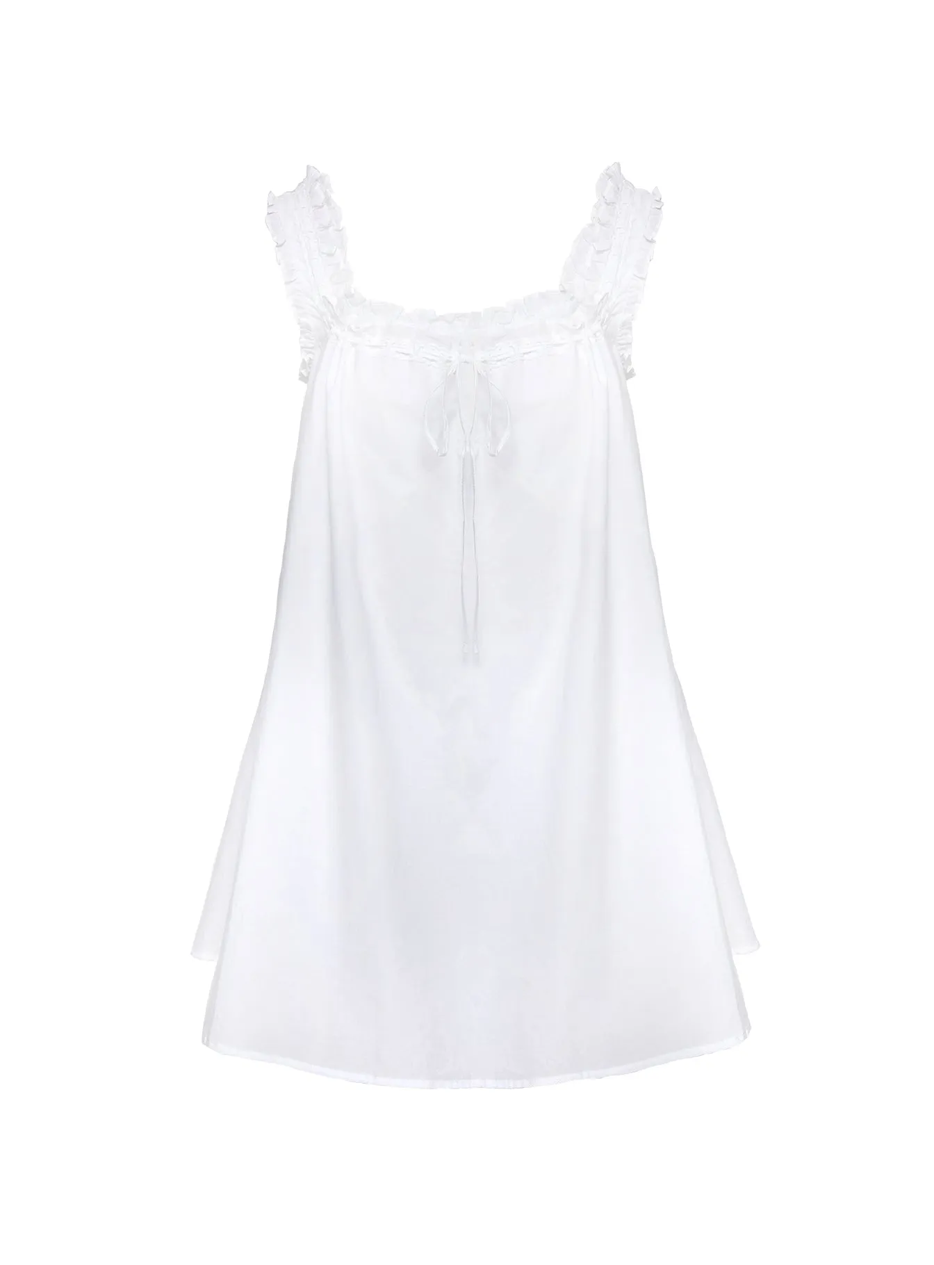 White Swing Mini Dress