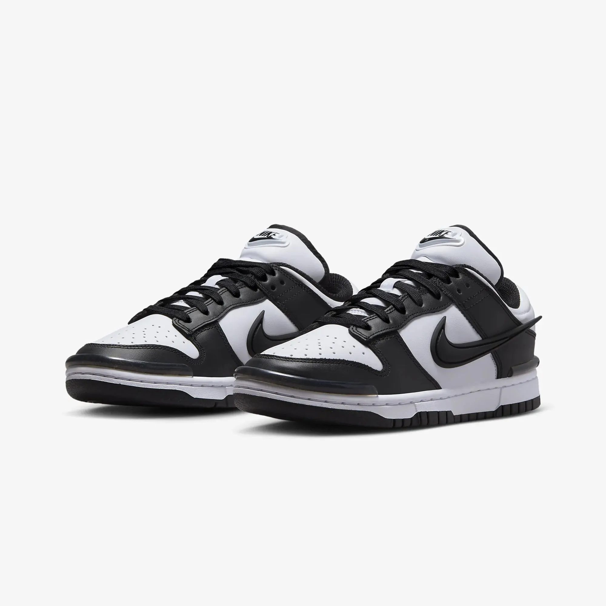 Women's Dunk Low Twist Sneaker in Black/White-Black