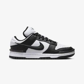 Women's Dunk Low Twist Sneaker in Black/White-Black