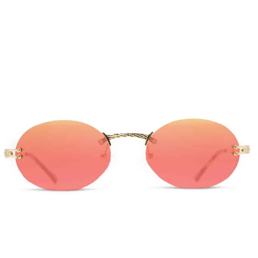 Women's Helios Round Frameless Sunglasses