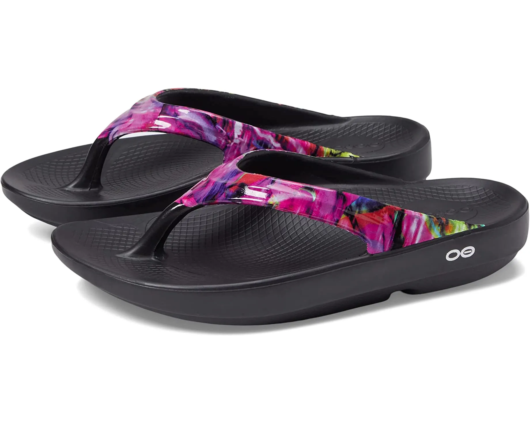 Women's Neon Rose Limited Thong Sandals by Oofos