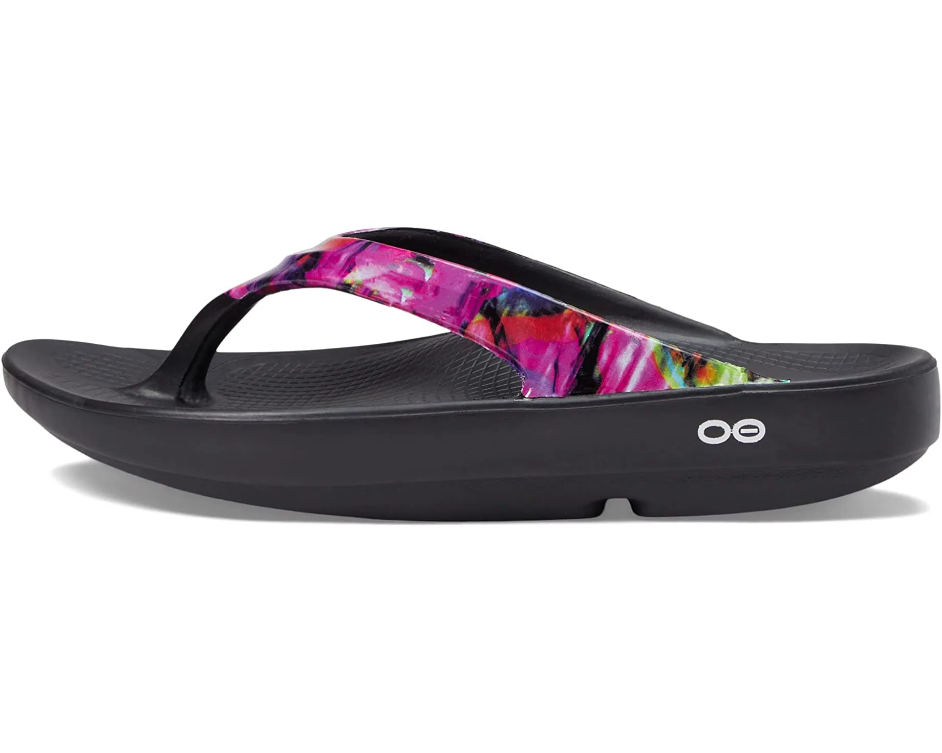 Women's Neon Rose Limited Thong Sandals by Oofos