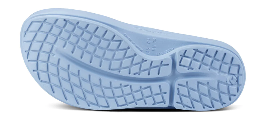 Women's Oofos Neptune Blue Thong Sandals